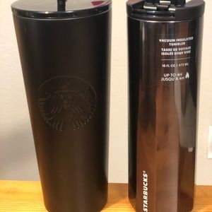 Starbucks Black Tumbler Set